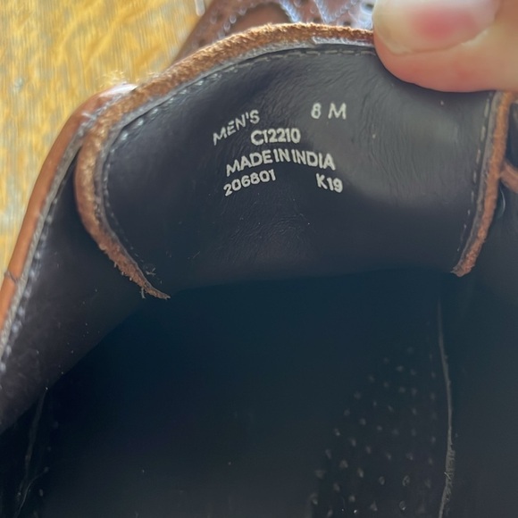 Cole Haan Men’s Shoes Williams Wing II British Tan Color Size 8 M With Box - Picture 8 of 12